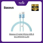 Load image into Gallery viewer, Baseus Crystal Shine USB-A to Lightning 1.2m