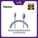 Load image into Gallery viewer, Baseus Crystal Shine USB-A to Lightning 2m