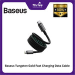 Load image into Gallery viewer, Baseus Tungsten Gold Fast Charging Data Cable USB-C to USB-C 100W 2m