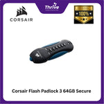 Load image into Gallery viewer, Corsair Flash Padlock 3 64GB Secure USB 3.0 - CMFPLA3B-64GB