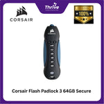 Load image into Gallery viewer, Corsair Flash Padlock 3 64GB Secure USB 3.0 - CMFPLA3B-64GB