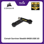 Load image into Gallery viewer, Corsair Survivor Stealth 64GB USB 3.0 CMFSS3B-64GB