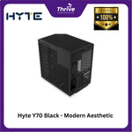 Load image into Gallery viewer, Hyte Y70 Black - Modern Aesthetic Dual Chamber ATX Case
