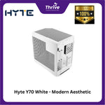 Load image into Gallery viewer, Hyte Y70 White - Modern Aesthetic Dual Chamber ATX Case