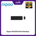 Load image into Gallery viewer, Rapoo NX1500 Wired Desktop Set Keyboard + Mouse