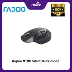 Load image into Gallery viewer, Rapoo M100 Silent Multi-mode Wireless Optical Mouse - Light Grey