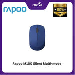Load image into Gallery viewer, Rapoo M100 Silent Multi-mode Wireless Optical Mouse - Blue