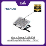 Load image into Gallery viewer, Rexus Breeze B145 RGB Multifungsi Cooling Pad - Silver