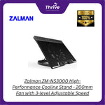 Load image into Gallery viewer, Zalman ZM-NS3000 High-Performance Cooling Stand - 200mm Fan with 3-level Adjustable Speed
