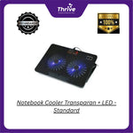 Load image into Gallery viewer, Notebook Cooler Transparan + LED - Standard