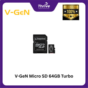 V-GeN Micro SD 64GB Hyper With SD Adapter