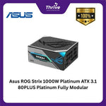 Load image into Gallery viewer, Asus ROG Strix 1000W Platinum ATX 3.1 80PLUS Platinum Fully Modular