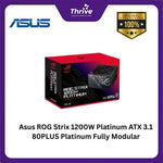 Load image into Gallery viewer, Asus ROG Strix 1200W Platinum ATX 3.1 80PLUS Platinum Fully Modular