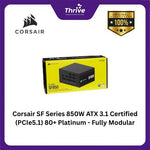 Load image into Gallery viewer, Corsair SF Series 850W ATX 3.1 Certified (PCIe5.1) 80+ Platinum - Fully Modular