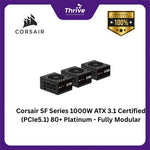 Load image into Gallery viewer, Corsair SF Series 1000W ATX 3.1 Certified (PCIe5.1) 80+ Platinum - Fully Modular