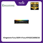 Load image into Gallery viewer, Kingstone Fury DDR 4 Fury KF432C16BB/16