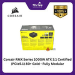 Load image into Gallery viewer, Corsair RMX Series 1000W ATX 3.1 Certified (PCIe5.1) 80+ Gold - Fully Modular