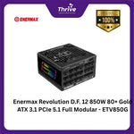 Load image into Gallery viewer, Enermax Revolution D.F. 12 850W 80+ Gold ATX 3.1 PCIe 5.1 Full Modular - ETV850G