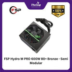 Load image into Gallery viewer, FSP Hydro M PRO 600W 80+ Bronze - Semi Modular