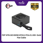 Load image into Gallery viewer, FSP VITA GD 650W ATX3.1 PCIe 5.1 80+ Gold Flat Cable