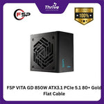 Load image into Gallery viewer, FSP VITA GD 850W ATX3.1 PCIe 5.1 80+ Gold Flat Cable