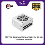 Load image into Gallery viewer, FSP VITA GM White 750W ATX3.1 PCIe 5.1 80+ Gold - Full Modular
