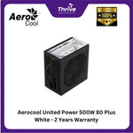 Load image into Gallery viewer, Aerocool United Power 500W 80 Plus White - 2 Years Warranty