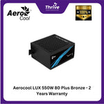 Load image into Gallery viewer, Aerocool LUX 550W 80 Plus Bronze - 2 Years Warranty