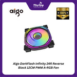 Load image into Gallery viewer, Aigo DarkFlash Infinity 24R Reverse Black 12CM PWM A-RGB Fan