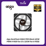 Load image into Gallery viewer, Aigo DarkFlash DM12 PRO Black 12CM PWM A-RGB Fan (5 x 12CM Fan A-RGB)