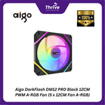 Load image into Gallery viewer, Aigo DarkFlash DM12 PRO Black 12CM PWM A-RGB Fan (5 x 12CM Fan A-RGB)