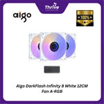 Load image into Gallery viewer, Aigo DarkFlash Infinity 8 White 12CM Fan A-RGB