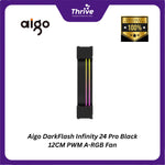 Load image into Gallery viewer, Aigo DarkFlash Infinity 24 Pro Black 12CM PWM A-RGB Fan