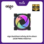 Load image into Gallery viewer, Aigo DarkFlash Infinity 24 Pro Black 12CM PWM A-RGB Fan