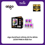 Load image into Gallery viewer, Aigo DarkFlash Infinity 24 Pro White 12CM PWM A-RGB Fan