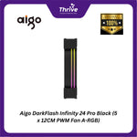Load image into Gallery viewer, Aigo DarkFlash Infinity 24 Pro Black (5 x 12CM PWM Fan A-RGB)