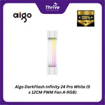 Load image into Gallery viewer, Aigo DarkFlash Infinity 24 Pro White (5 x 12CM PWM Fan A-RGB)