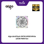 Load image into Gallery viewer, Aigo darkFlash INF34 ARGB White 12CM PWM Fan