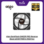 Load image into Gallery viewer, Aigo DarkFlash DM12R PRO Reverse Black 12CM PWM A-RGB Fan