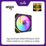 Load image into Gallery viewer, Aigo DarkFlash DM12 PRO Black 12CM PWM A-RGB Fan (5 x 12CM Fan A-RGB)