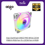 Load image into Gallery viewer, Aigo DarkFlash DM12 PRO White 12CM PWM A-RGB Fan (5 x 12CM Fan A-RGB)