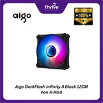 Load image into Gallery viewer, Aigo DarkFlash Infinity 8 Black 12CM Fan A-RGB