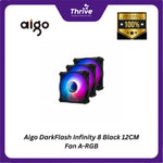 Load image into Gallery viewer, Aigo DarkFlash Infinity 8 Black 12CM Fan A-RGB