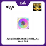 Load image into Gallery viewer, Aigo DarkFlash Infinity 8 White 12CM Fan A-RGB