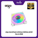 Load image into Gallery viewer, Aigo DarkFlash Infinity 8 White 12CM Fan A-RGB