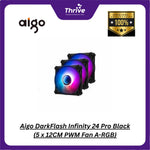 Load image into Gallery viewer, Aigo DarkFlash Infinity 24 Pro Black (5 x 12CM PWM Fan A-RGB)