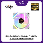 Load image into Gallery viewer, Aigo DarkFlash Infinity 24 Pro White (5 x 12CM PWM Fan A-RGB)