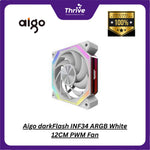 Load image into Gallery viewer, Aigo darkFlash INF34 ARGB White 12CM PWM Fan