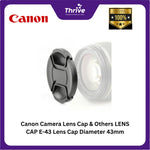 Load image into Gallery viewer, Canon Camera Lens Cap &amp; Others LENS CAP E-43 Lens Cap Diameter 43mm