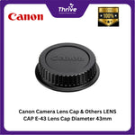 Load image into Gallery viewer, Canon Camera Lens Cap &amp; Others LENS CAP E-43 Lens Cap Diameter 43mm